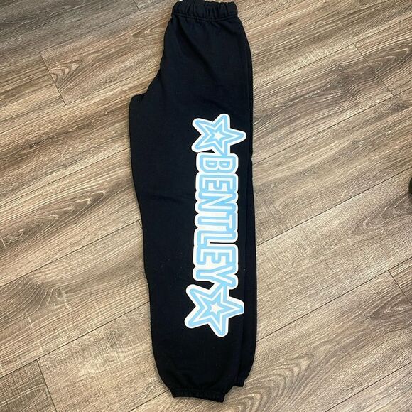 BENTLEY UNIVERSITY hooded drawstring sweatpants custom made - Picture 1 of 2